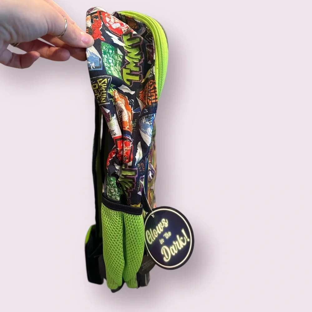 Kids Tales Of The Teenage Mutant Ninja Turtles 3D Glow In The Dark Backpack